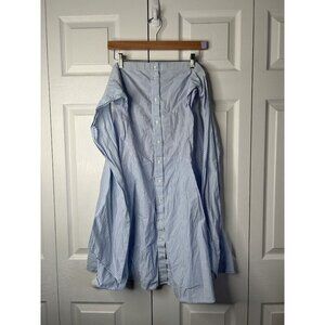 TOME Blue White Striped Halter Tie Sleeveless Dress Women's Size 6